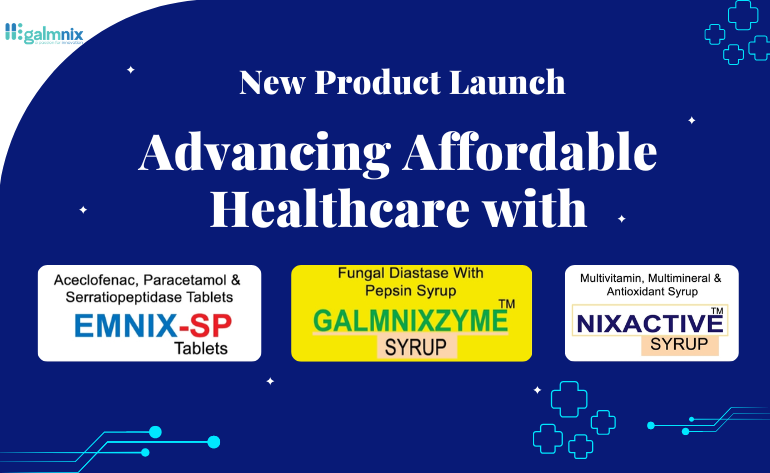 New Product Launch: Advancing Healthcare with EMNIX-SP, NIXACTIVE Syrup & GALMNIXZYME Syrup